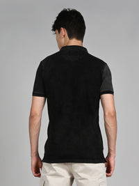 Killer Men Black Solid Slim Fit T-Shirts