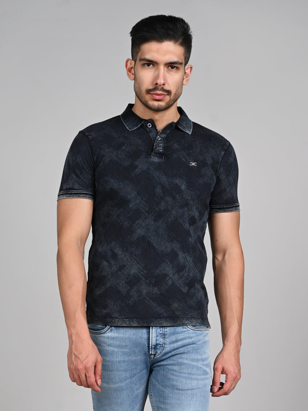 Killer Men Black Printed Slim Fit T-Shirt
