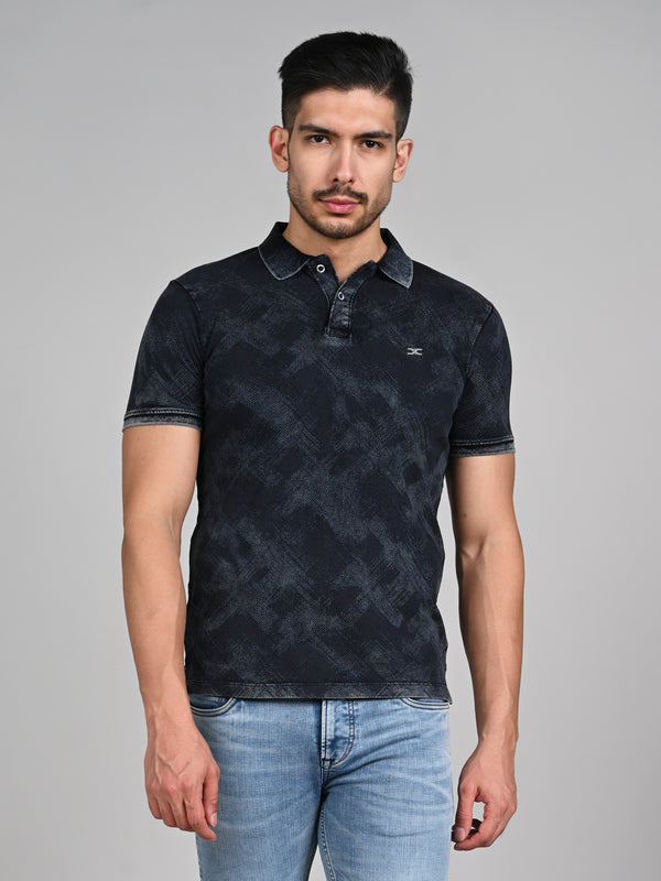 Killer Men Black Printed Slim Fit T-Shirt