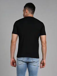Killer Men Black Printed Slim Fit T-Shirts