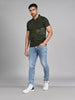 Killer Men Olive Printed Slim Fit T-Shirt