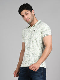 Killer Men Light Green Printed Slim Fit T-Shirt
