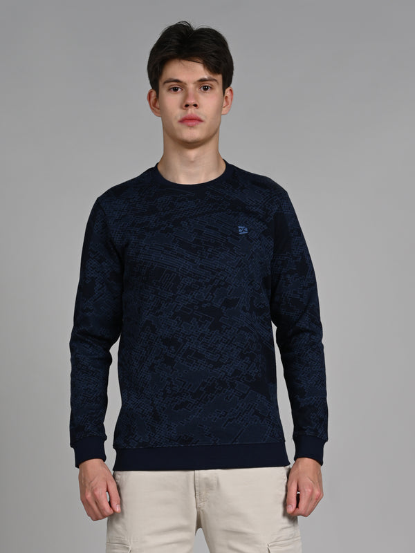 Killer Men Dark Blue Slim Fit T-Shirts