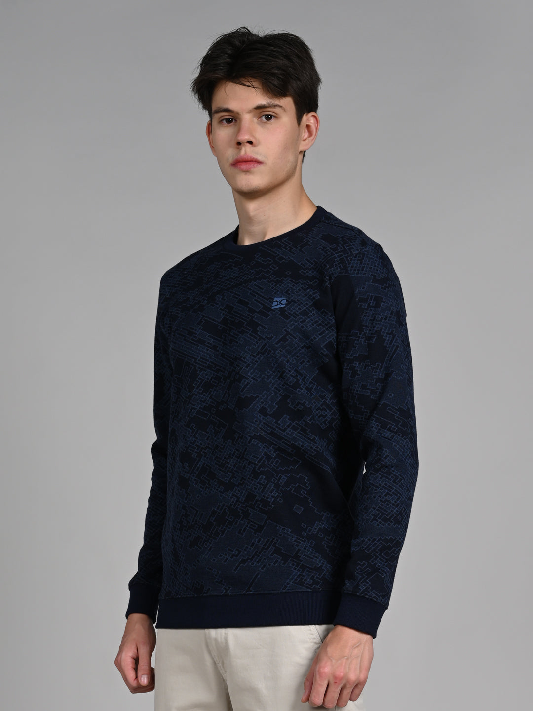 Killer Men Dark Blue Slim Fit T-Shirts