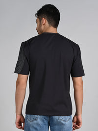 Killer Men Black Printed Round Neck T-Shirts