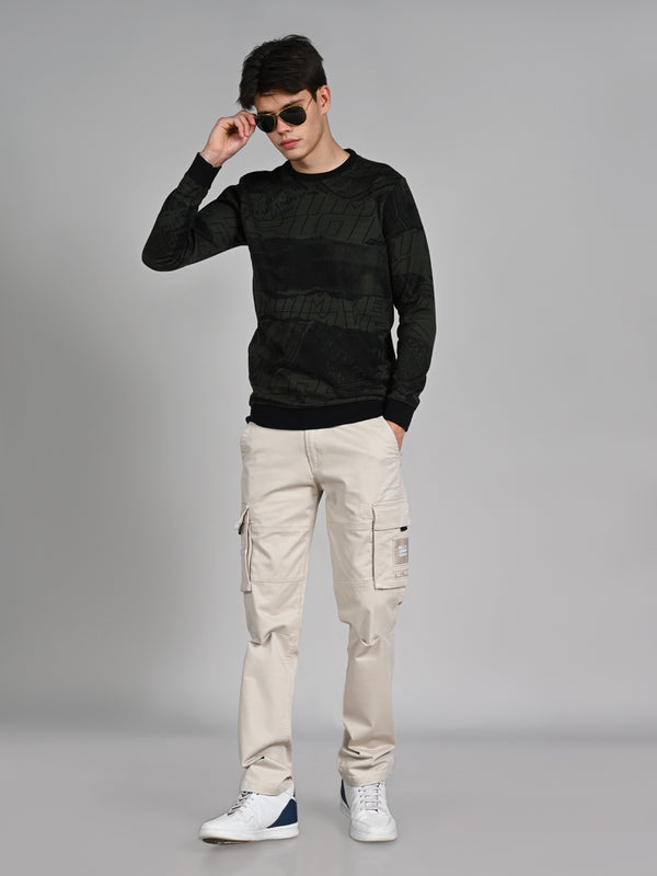 Killer Men Olive Slim Fit T-T-Shirts