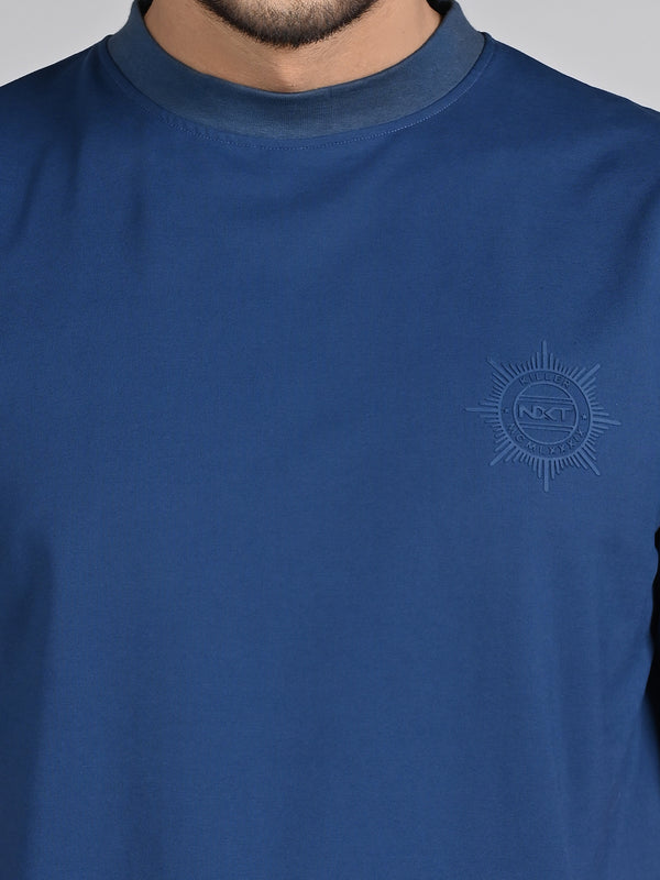 Killer Men Blue Round Neck T-Shirts