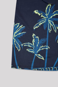 Junior Killer Navy Slim Fit Hooded Sleeveless Printed T-Shirts