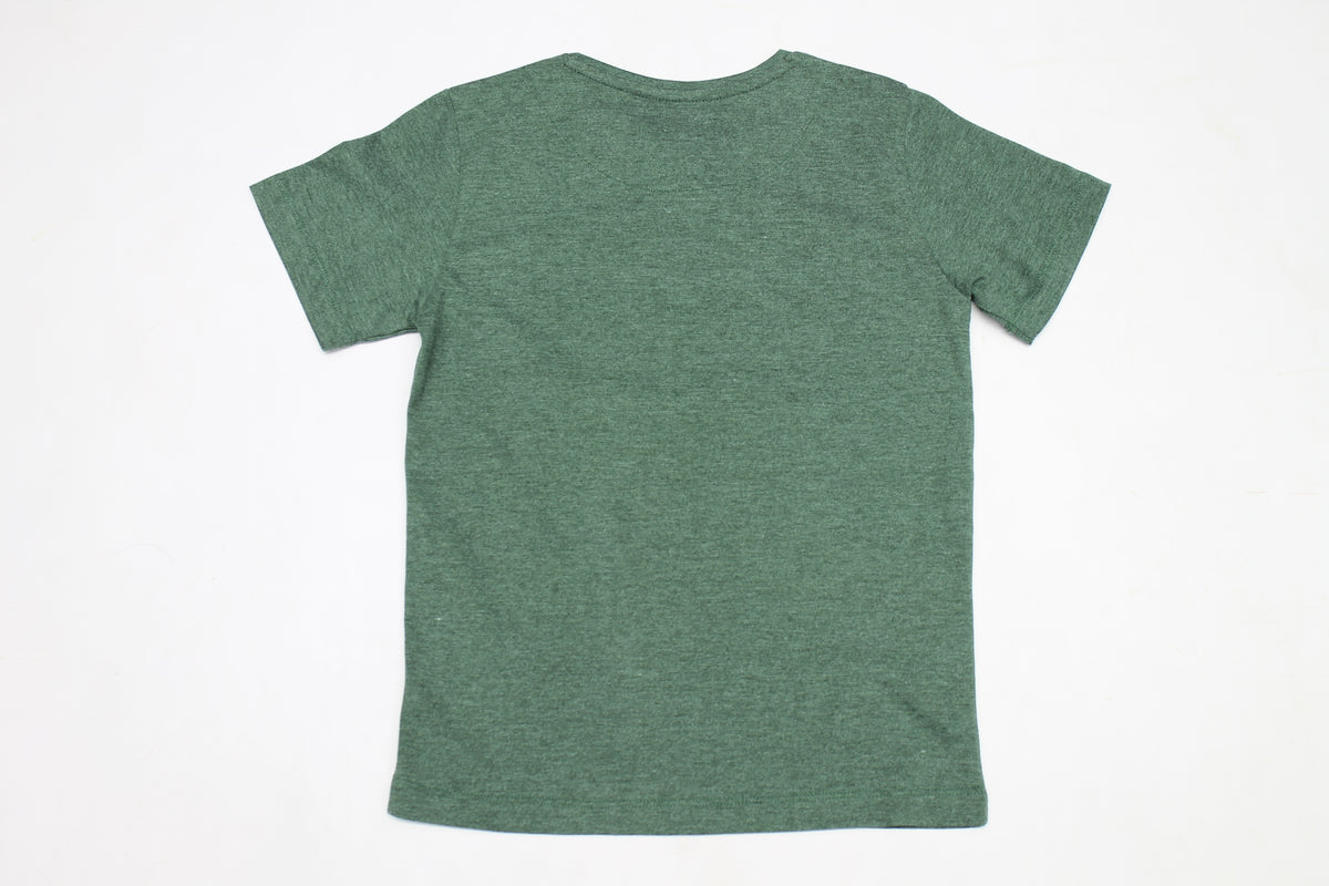 Junior Killer Green Slim Fit Printed T-Shirts