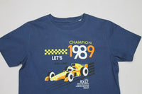 Junior Killer Blue Slim Fit Printed T-Shirts