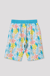 Junior Killer White Printed Shorts