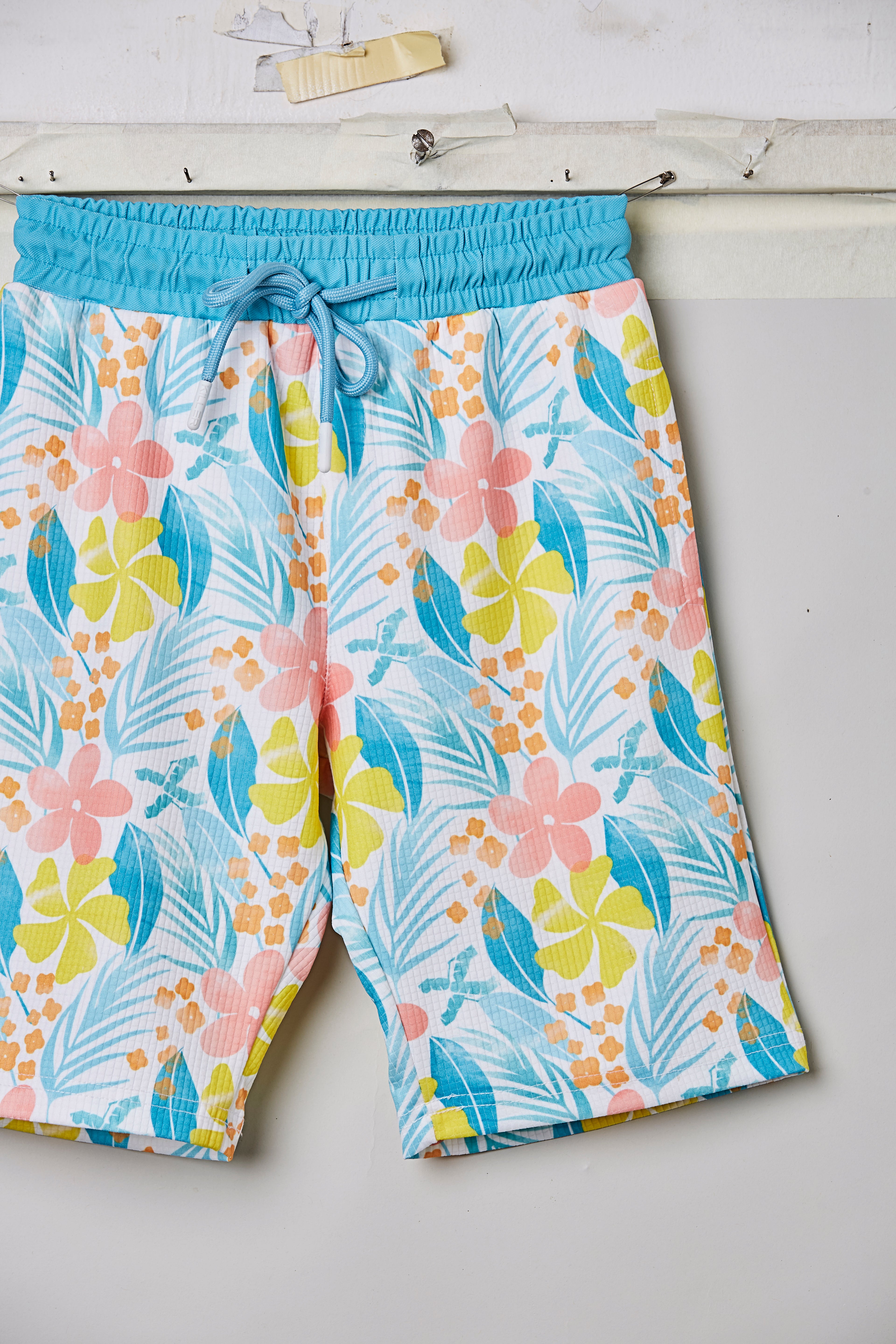 Junior Killer White Printed Shorts