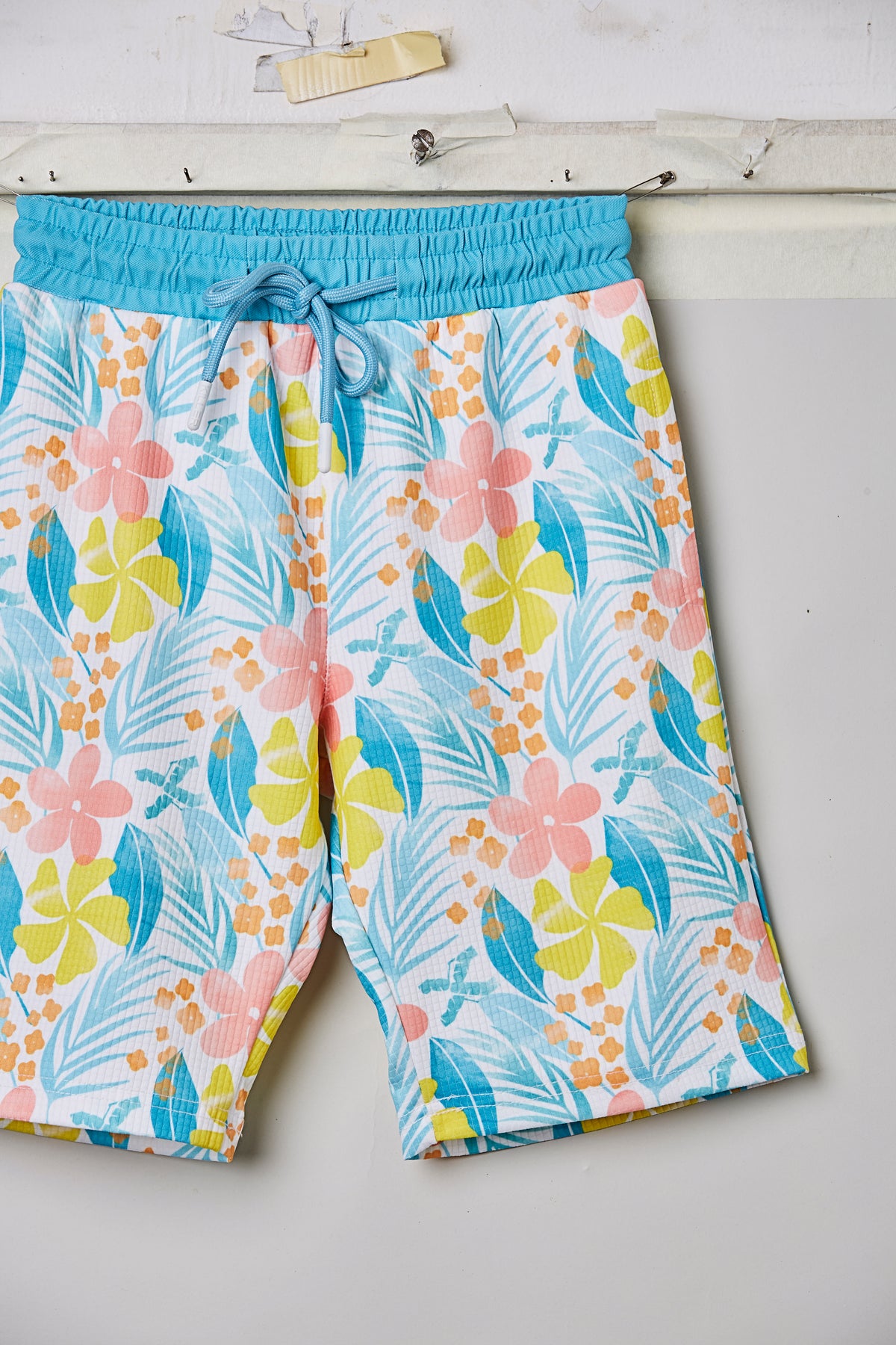 Junior Killer White Printed Shorts