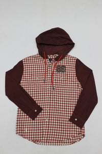 Junior Killer Maroon Slim Fit Shirts