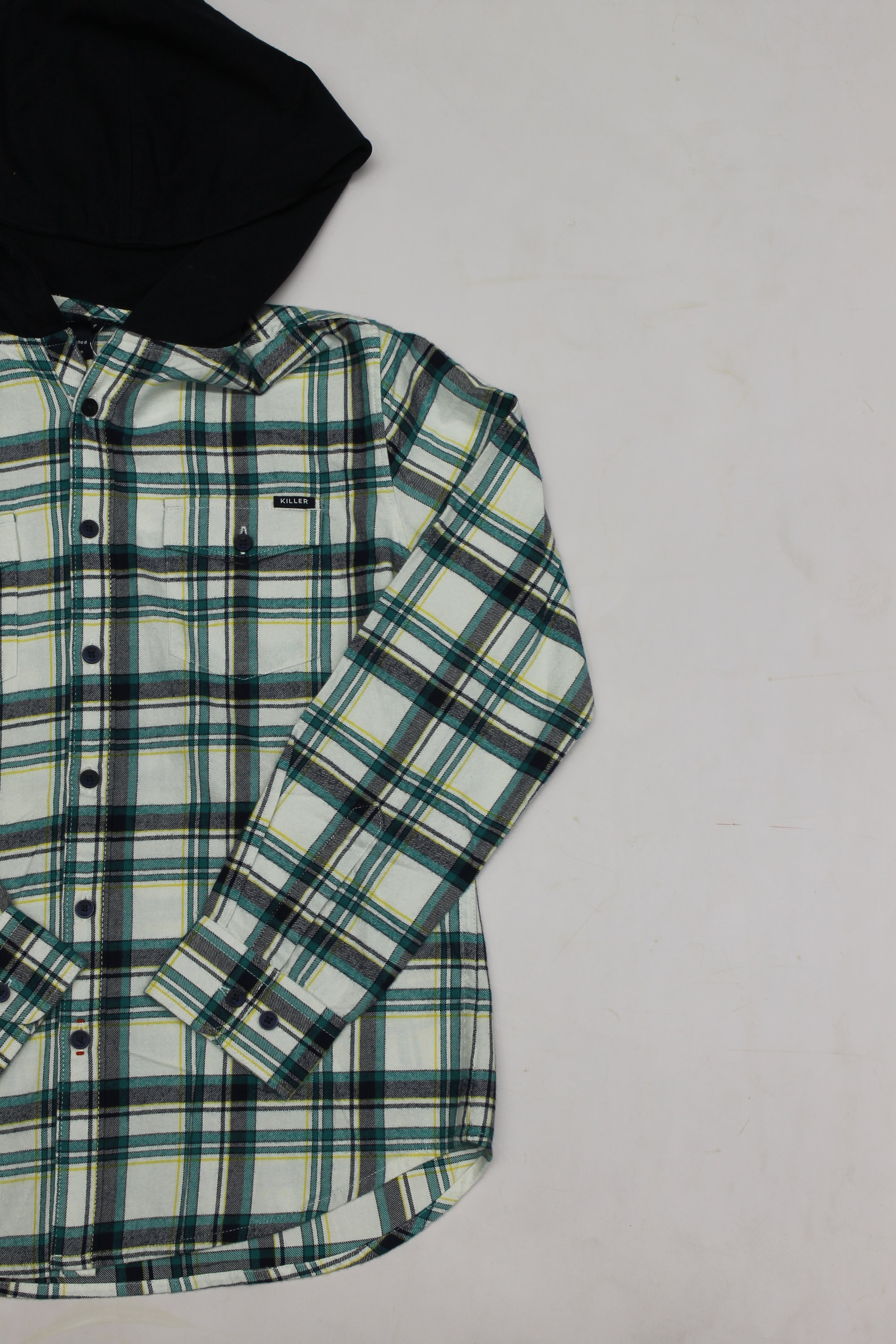 Junior Killer White Slim Fit Shirts