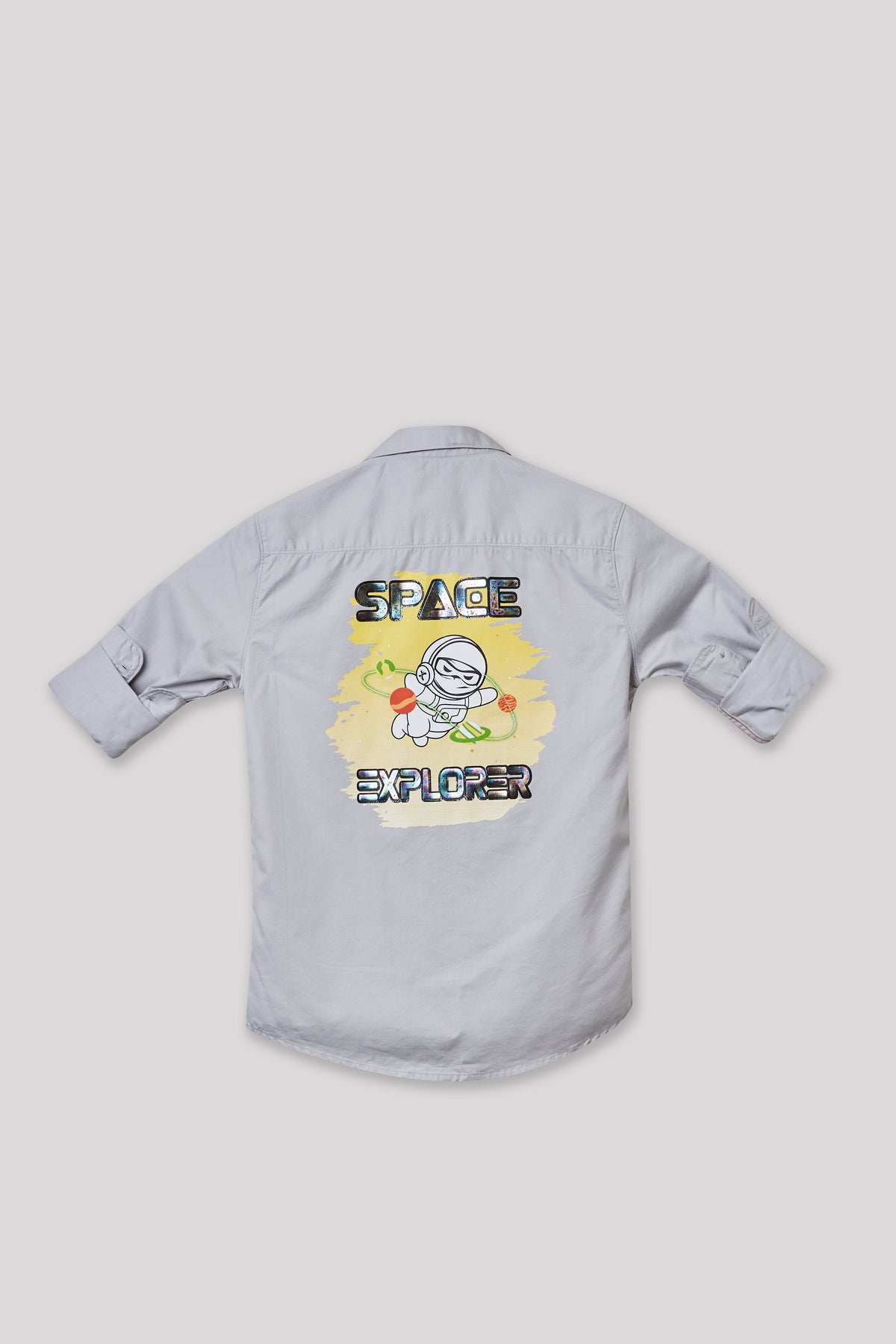 Junior Killer Grey Slim Fit Shirts