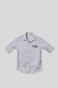 Junior Killer Grey Slim Fit Shirts