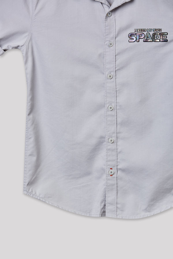 Junior Killer Grey Slim Fit Shirts