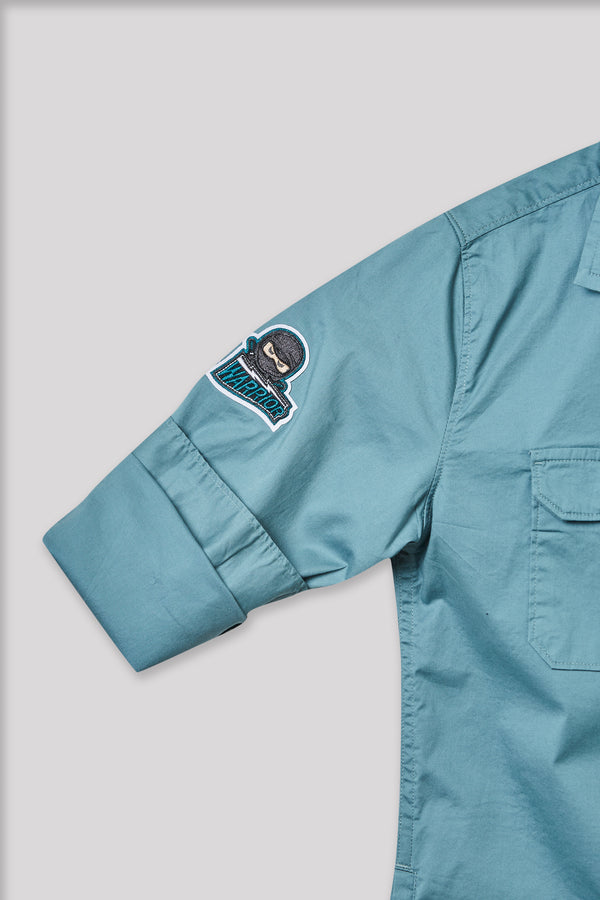 Junior Killer Green Slim Fit Shirts