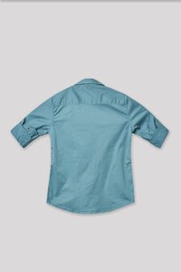 Junior Killer Green Slim Fit Shirts