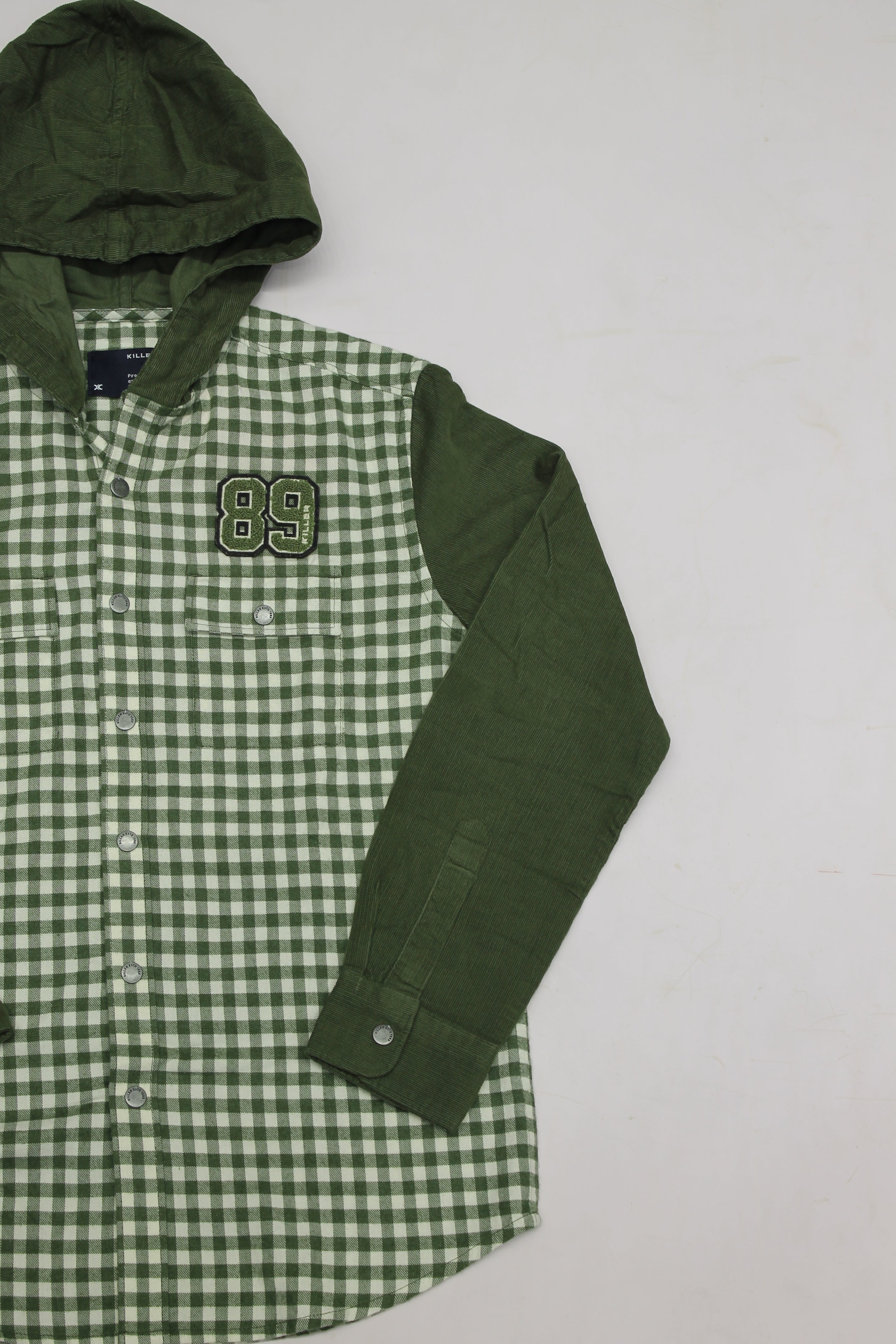 Junior Killer Olive Slim Fit Shirts
