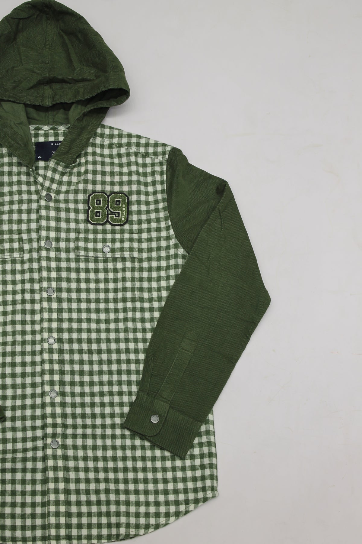 Junior Killer Olive Slim Fit Shirts