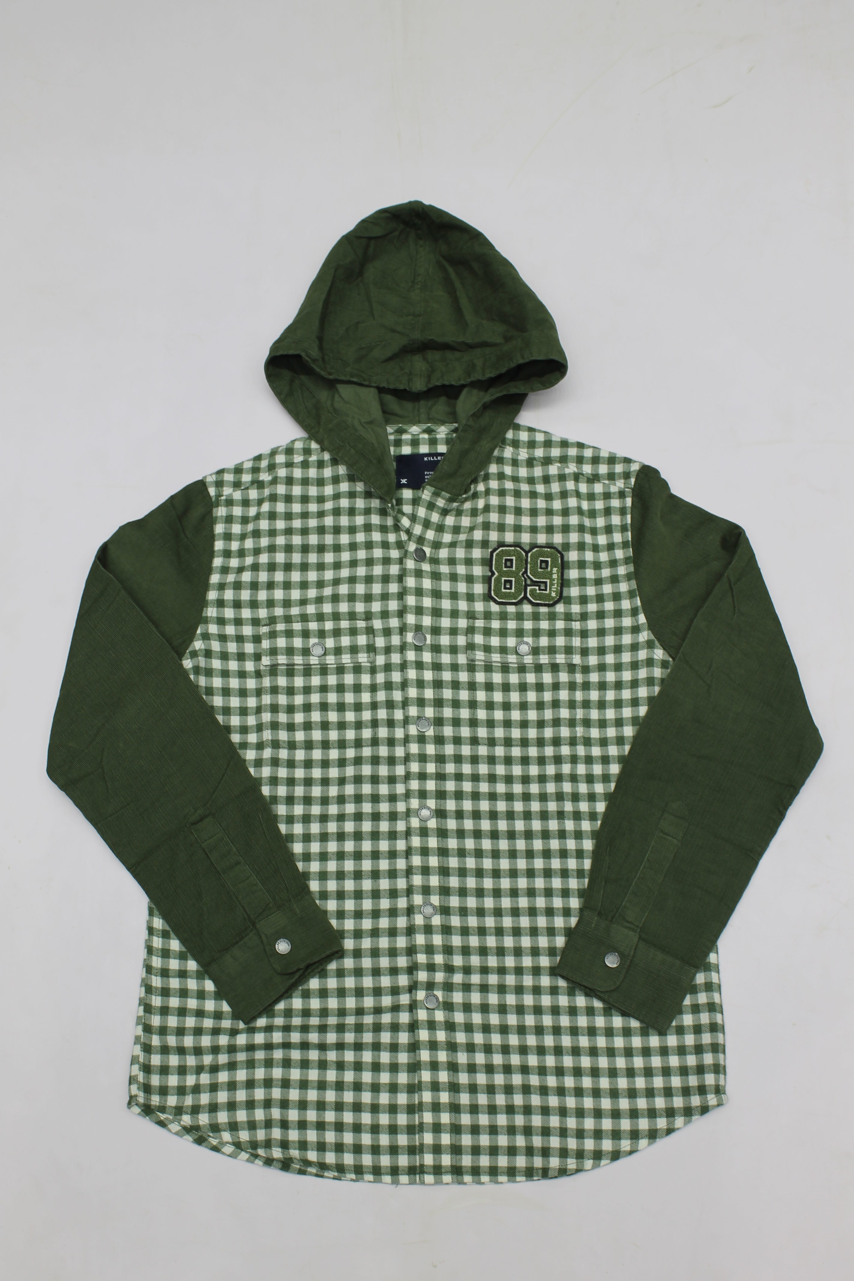 Junior Killer Olive Slim Fit Shirts