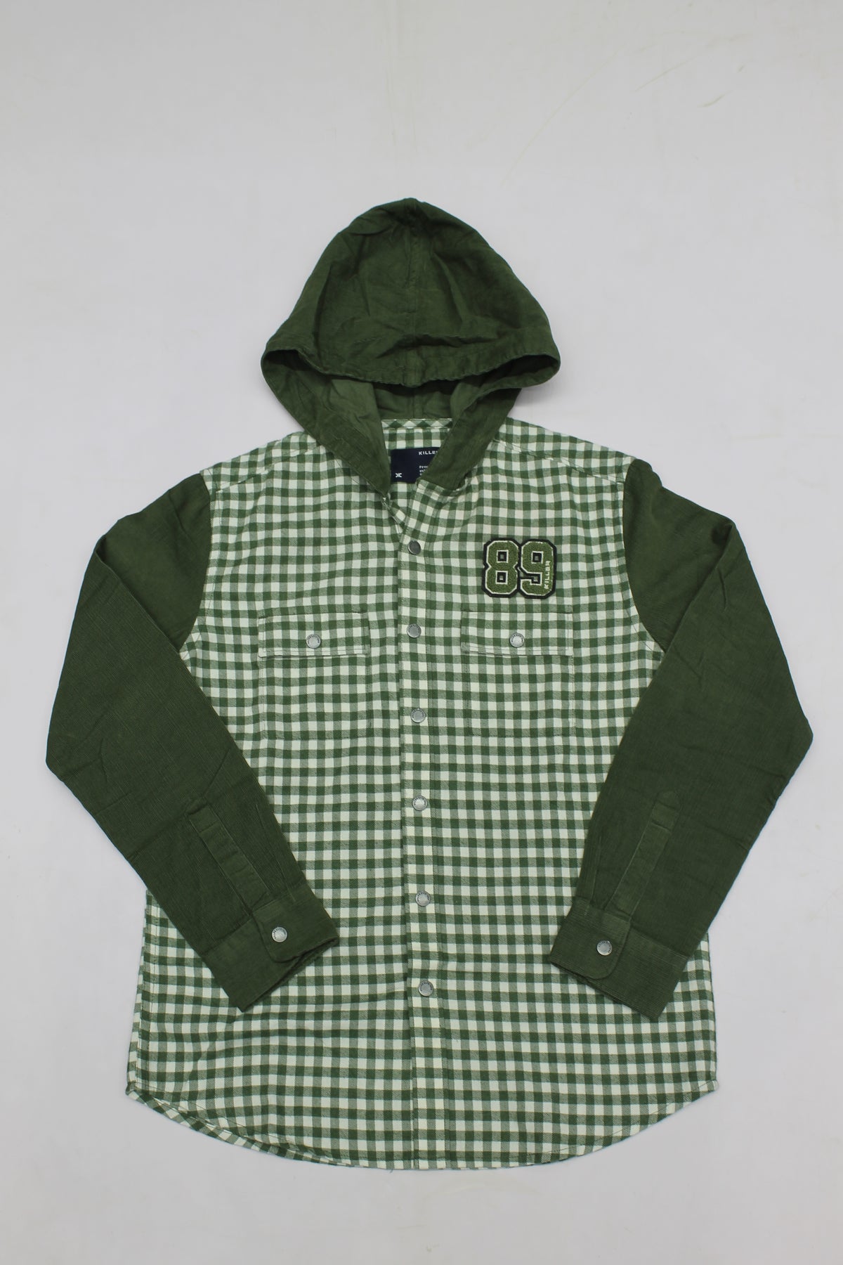 Junior Killer Olive Slim Fit Shirts