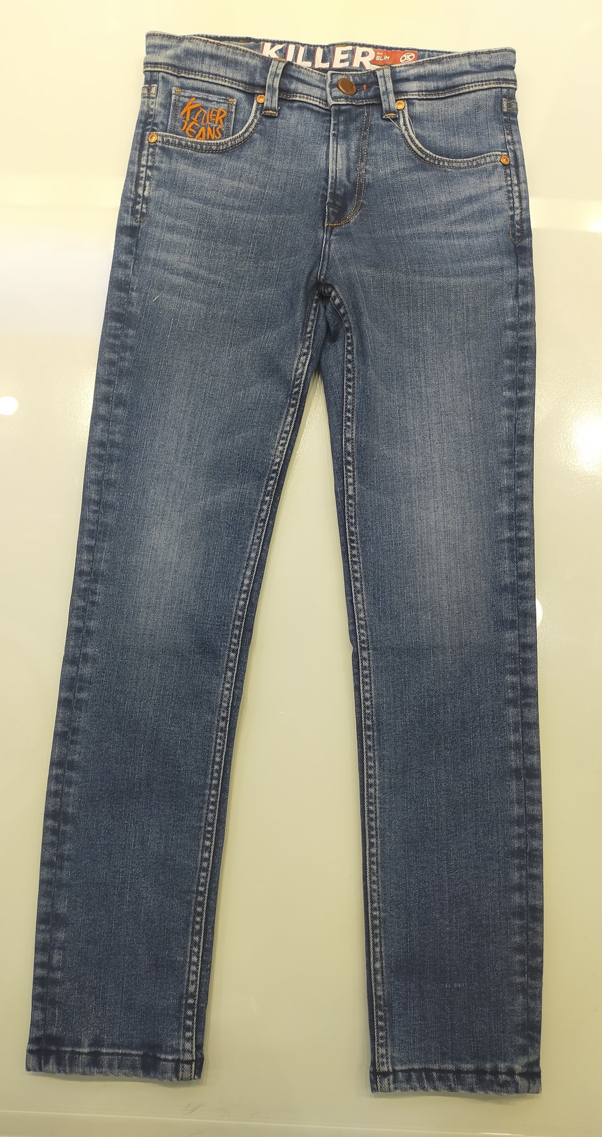 Junior Killer Brown Slim Fit Jeans