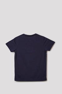 Junior Killer Navy Slim Fit Printed T-Shirts