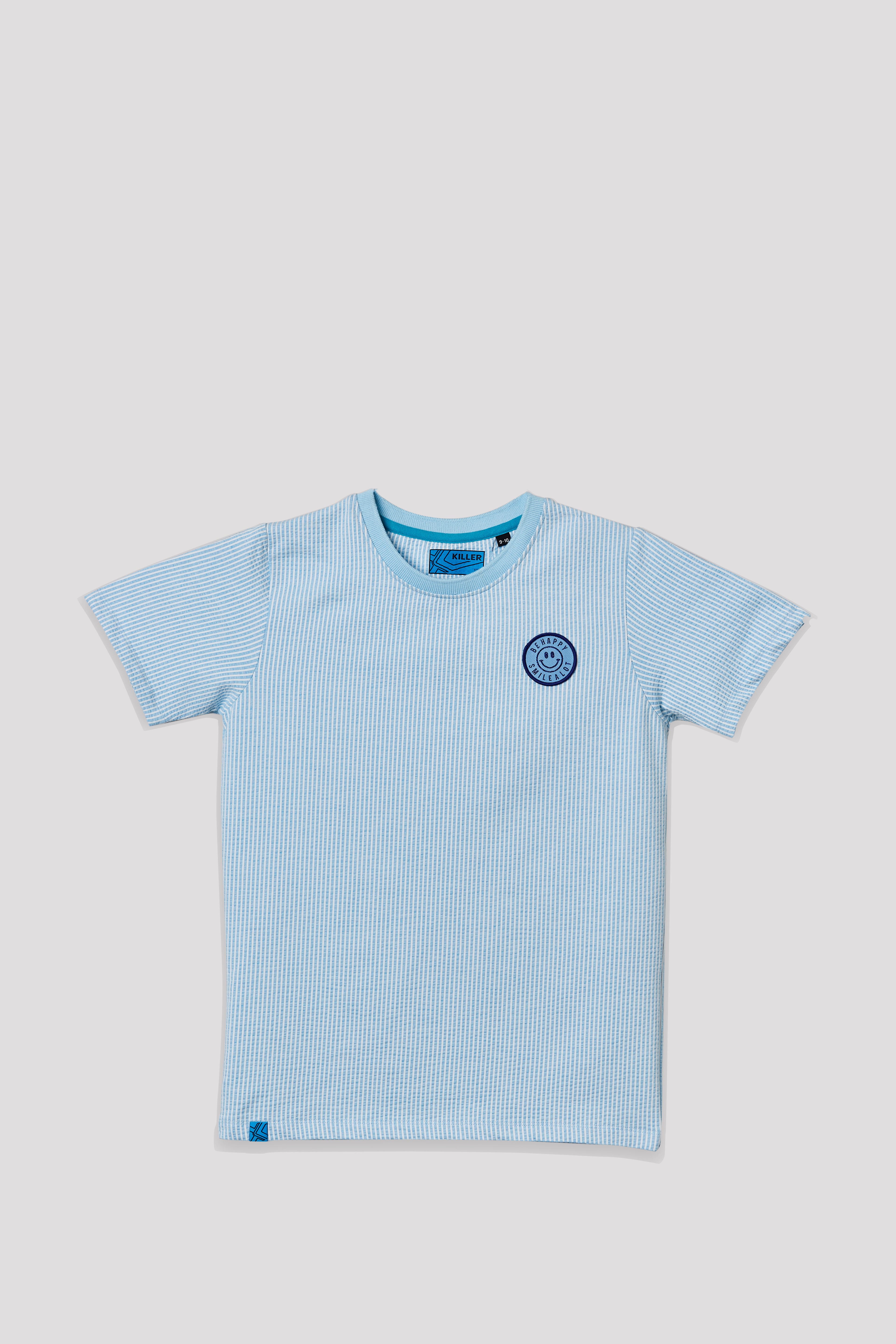 Junior Killer Light Blue Slim Fit Printed T-Shirts
