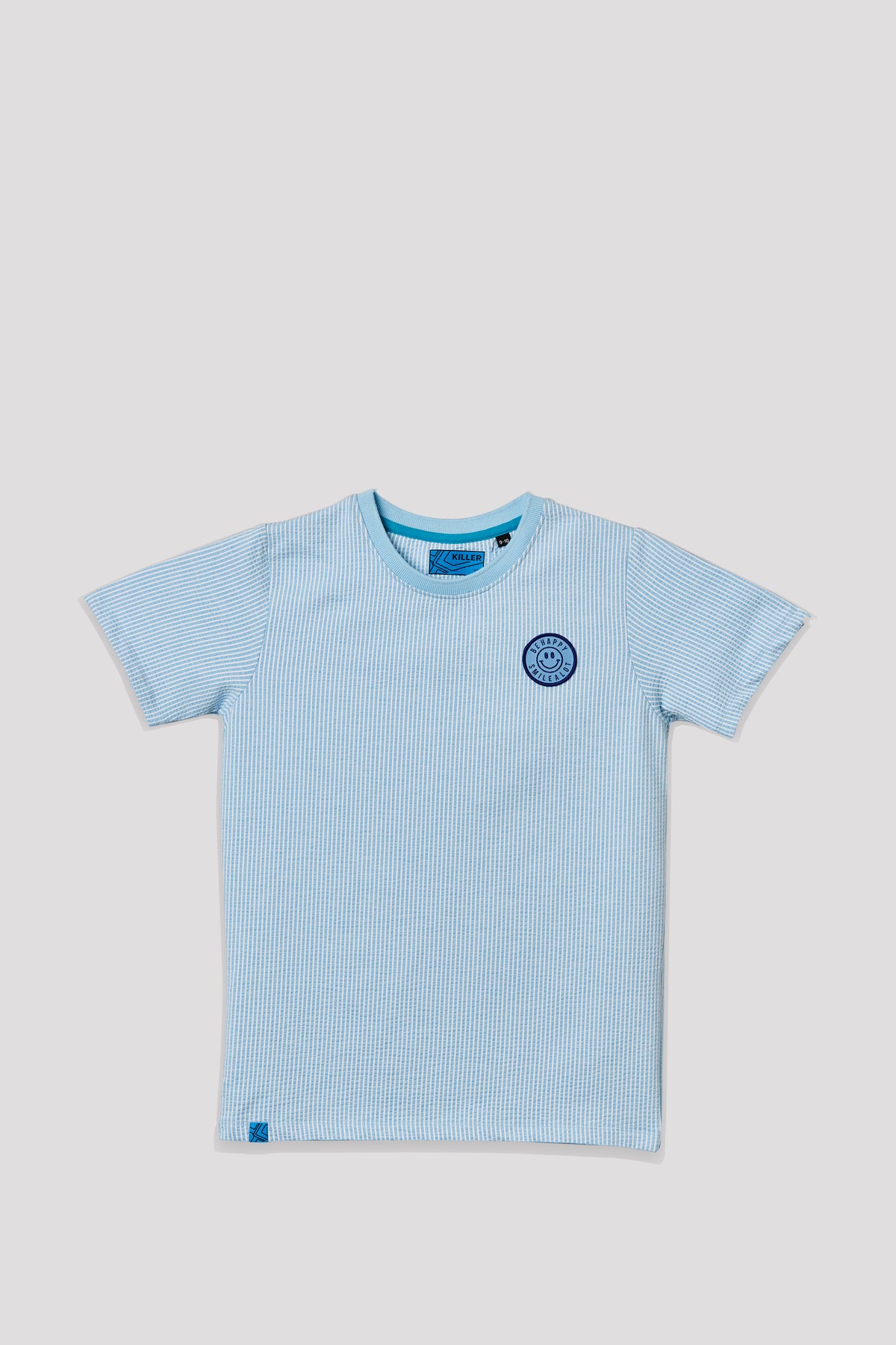 Junior Killer Light Blue Slim Fit Printed T-Shirts