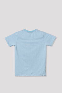 Junior Killer Light Blue Slim Fit Printed T-Shirts