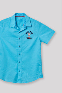 Junior Killer Aqua Slim Fit Shirts