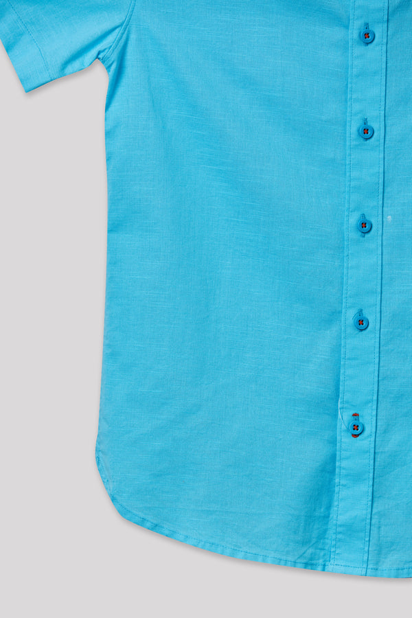 Junior Killer Aqua Slim Fit Shirts