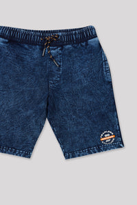 Junior Killer Dark Blue Solid Shorts