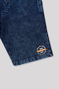 Junior Killer Dark Blue Solid Shorts