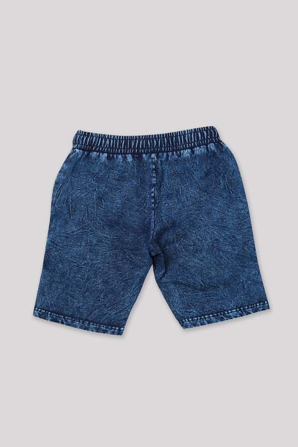 Junior Killer Dark Blue Solid Shorts