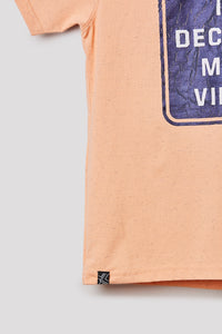 Junior Killer Peach Slim Fit Printed T-Shirts