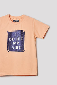Junior Killer Peach Slim Fit Printed T-Shirts