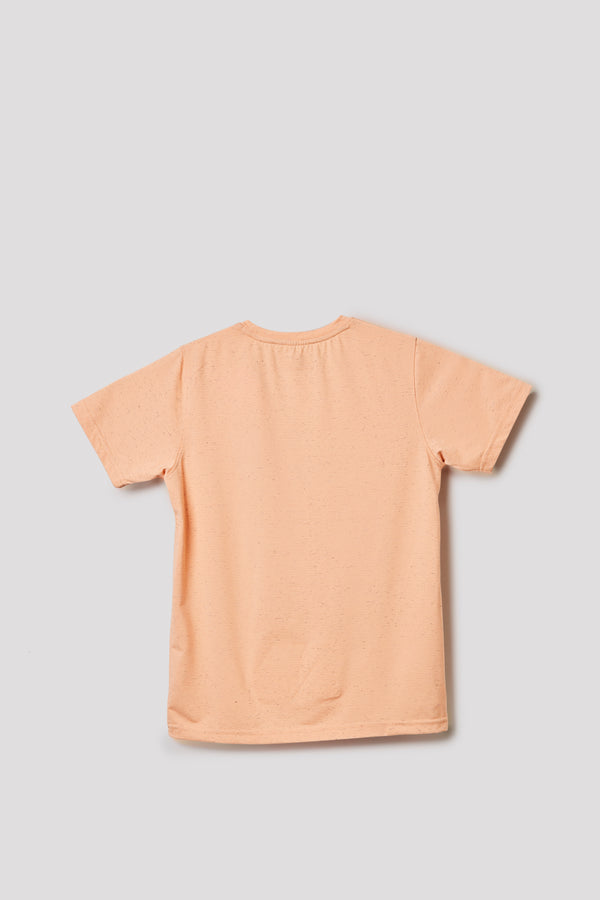 Junior Killer Peach Slim Fit Printed T-Shirts