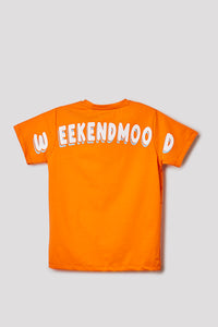 Junior Killer Orange Slim Fit Printed T-Shirts