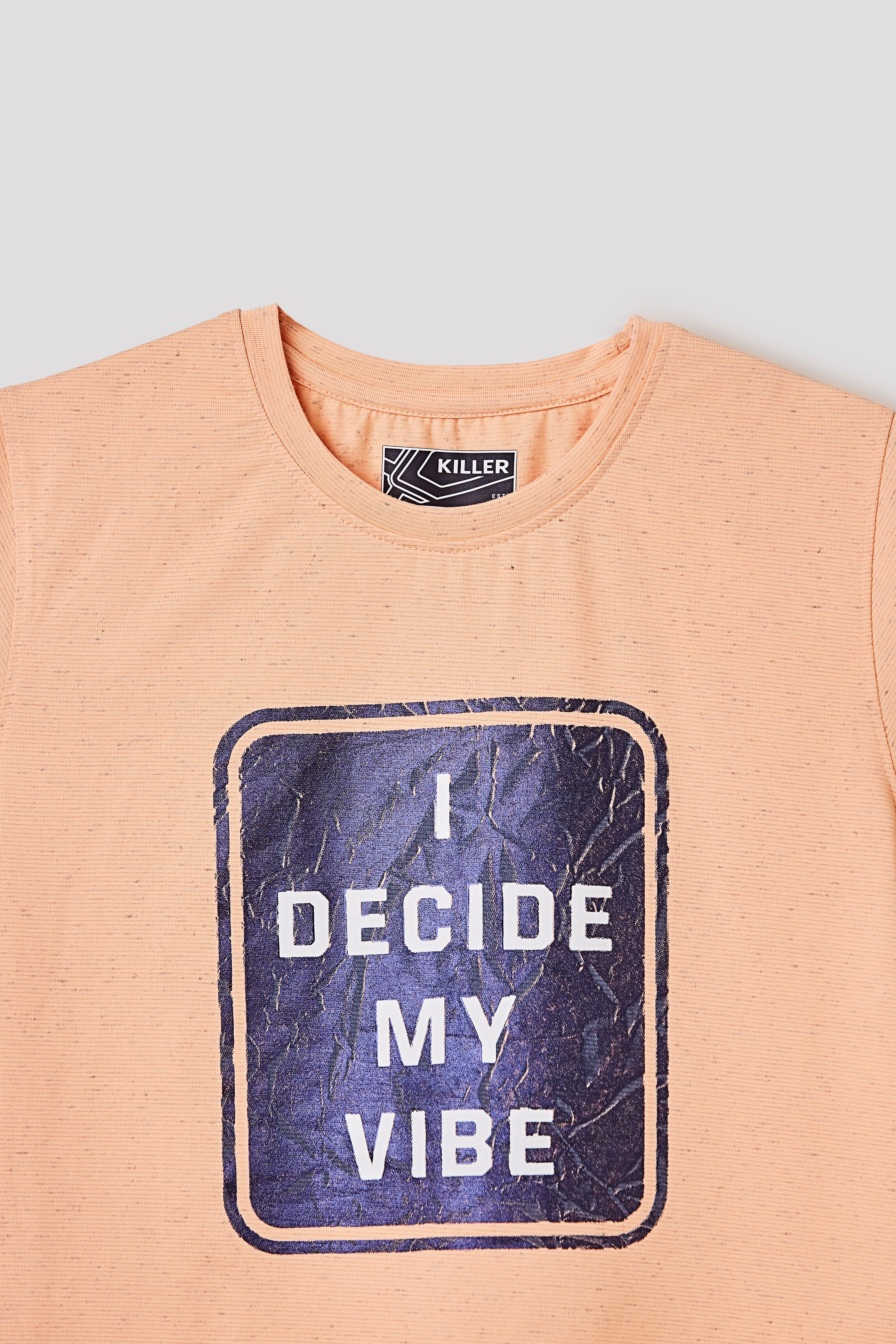 Junior Killer Peach Slim Fit Printed T-Shirts