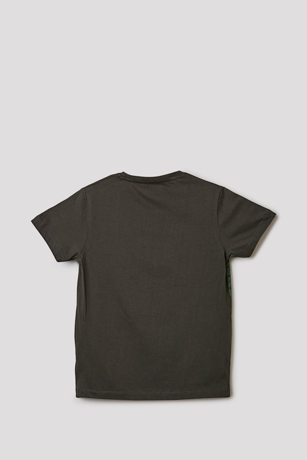 Junior Killer Olive Slim Fit Printed T-Shirts