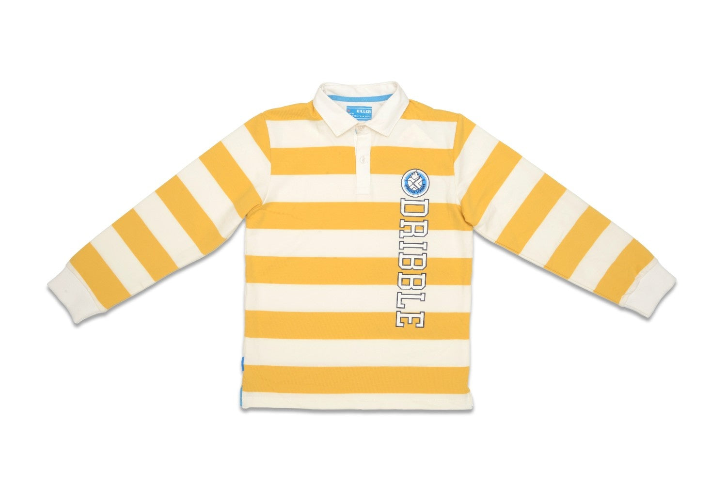 Junior Killer Mustard Polo Neck Full Sleeve T-Shirts