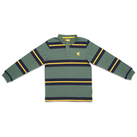 Junior Killer Dark Green Polo Neck Full Sleeve T-Shirts