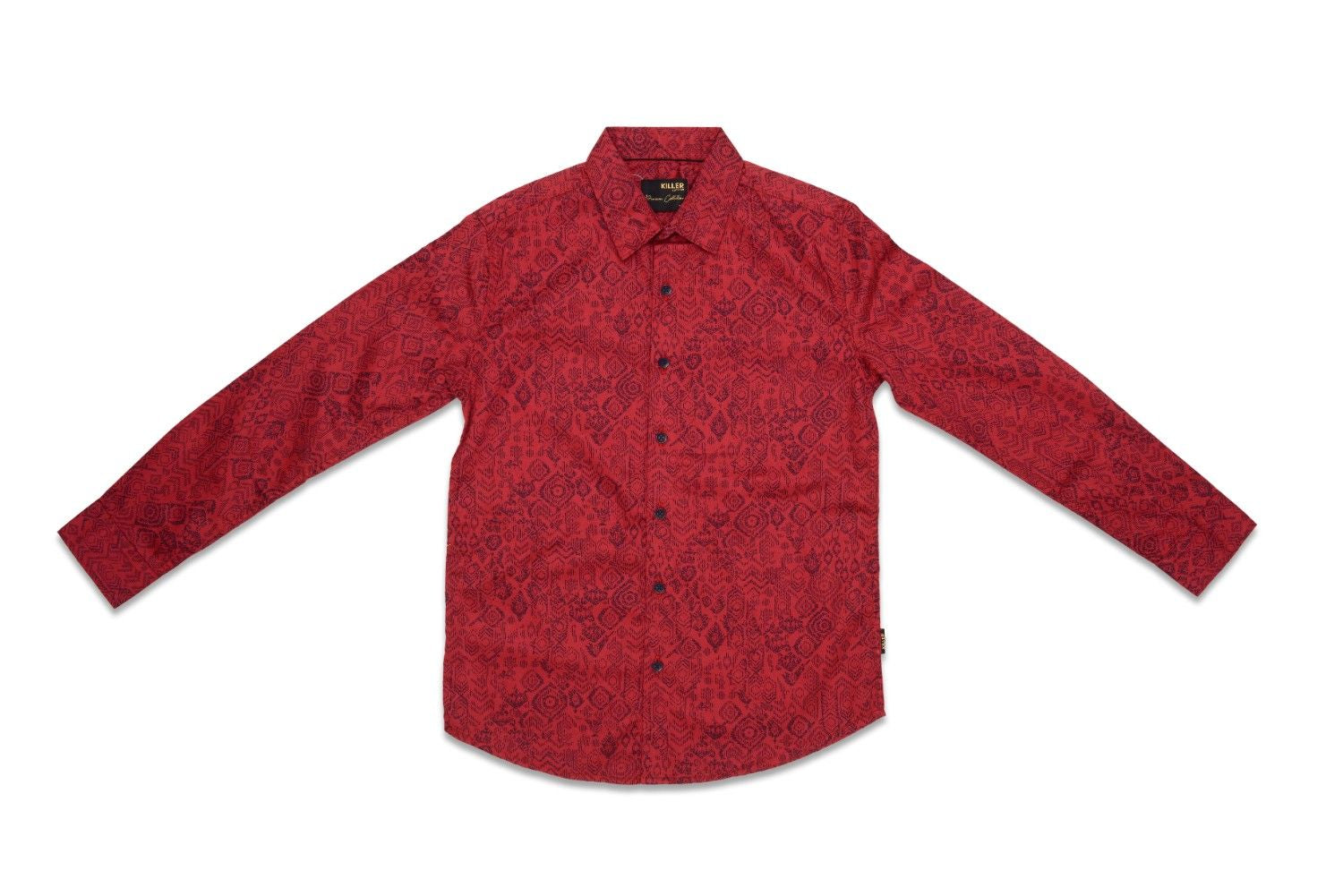 Junior Killer Red Slim Fit Shirts