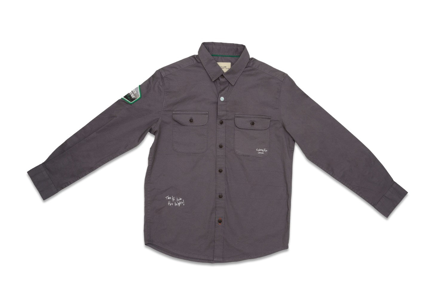Junior Killer Dark Grey Slim Fit Shirts