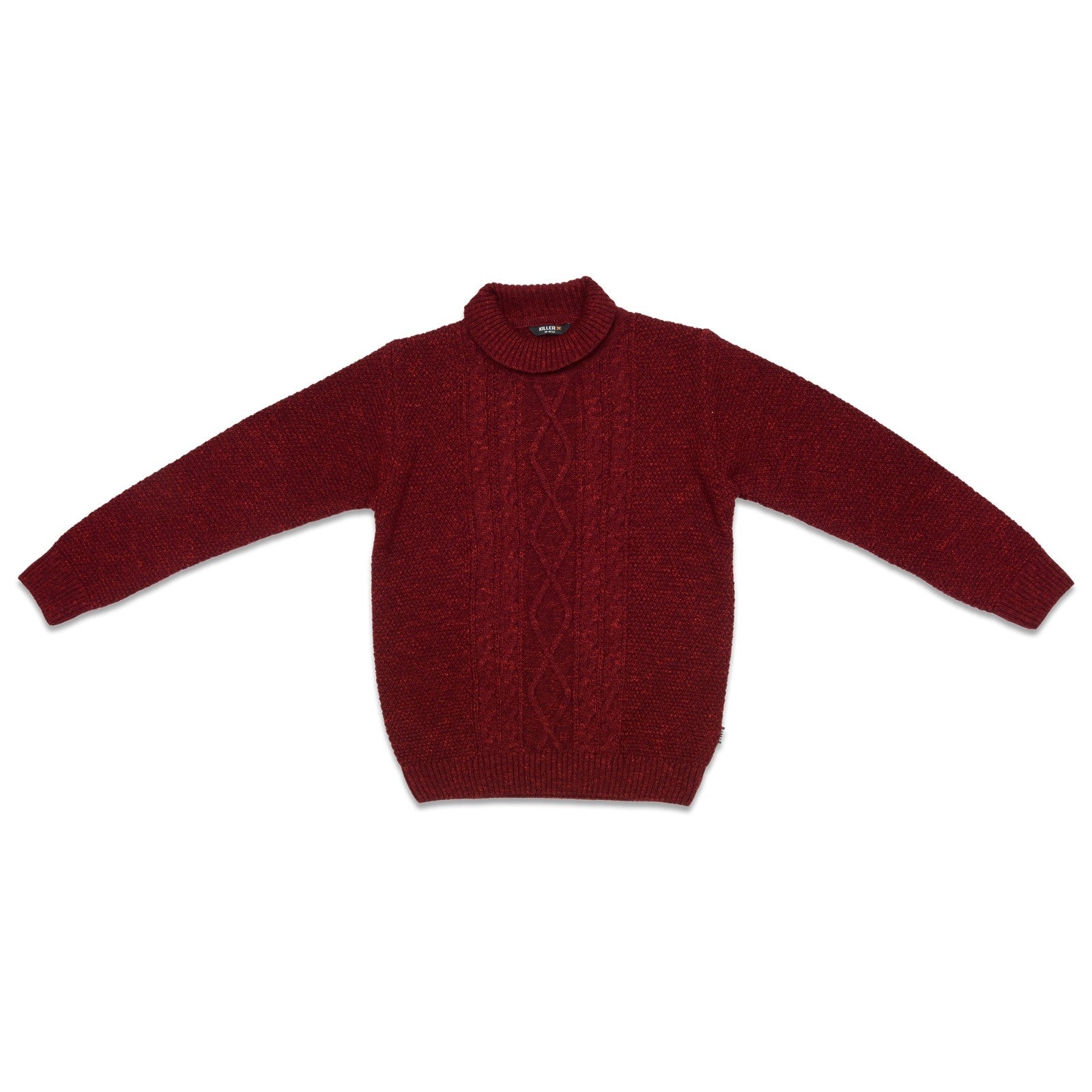 Junior Killer Maroon High Neck Sweaters