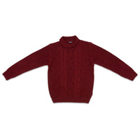 Junior Killer Maroon High Neck Sweaters